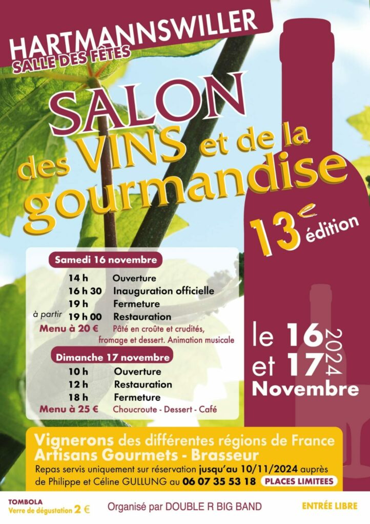 salon des vins et de la gourmandise affiche 2024